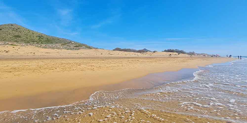 calblanque beach shore