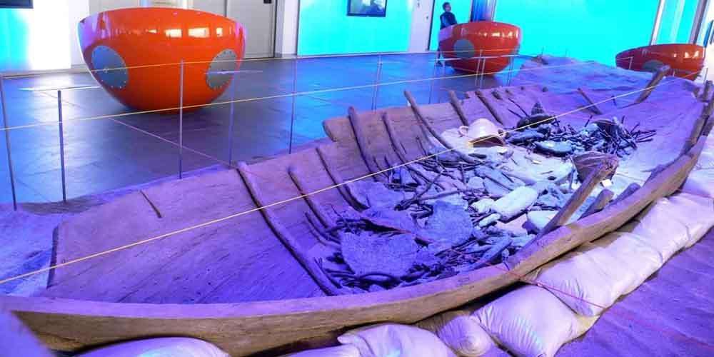 A roman boat in the ARQUA