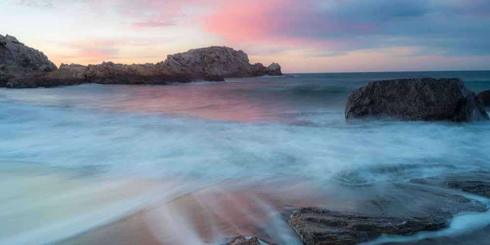 A sunset in La Cala del Barco
