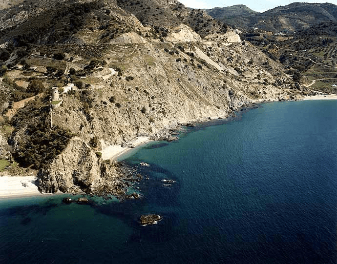 Cala del Pino landscape.