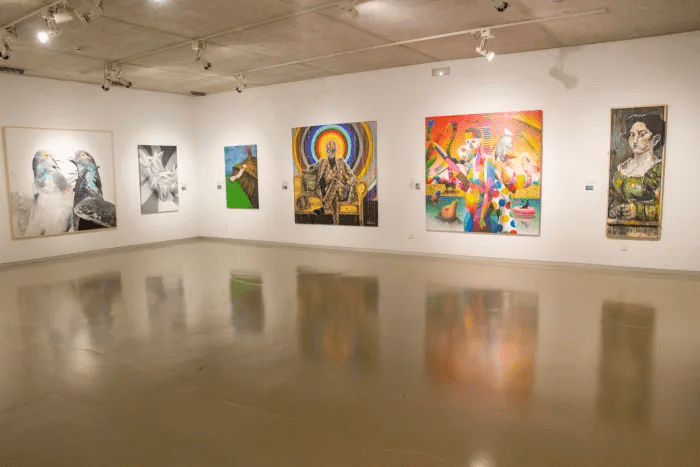 image showing an urban art collection in the MURAM