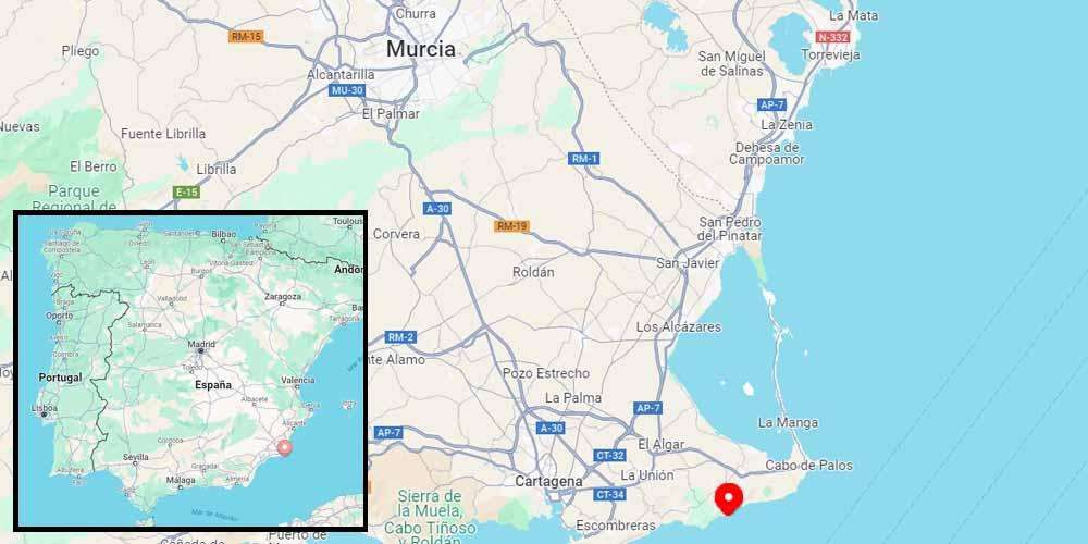 La Cala del Barco location