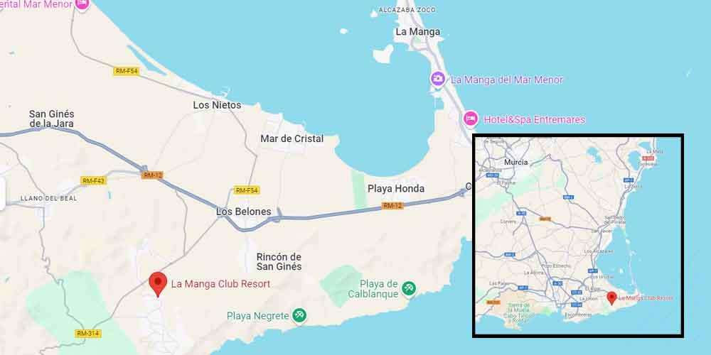 La Manga Club Resort location