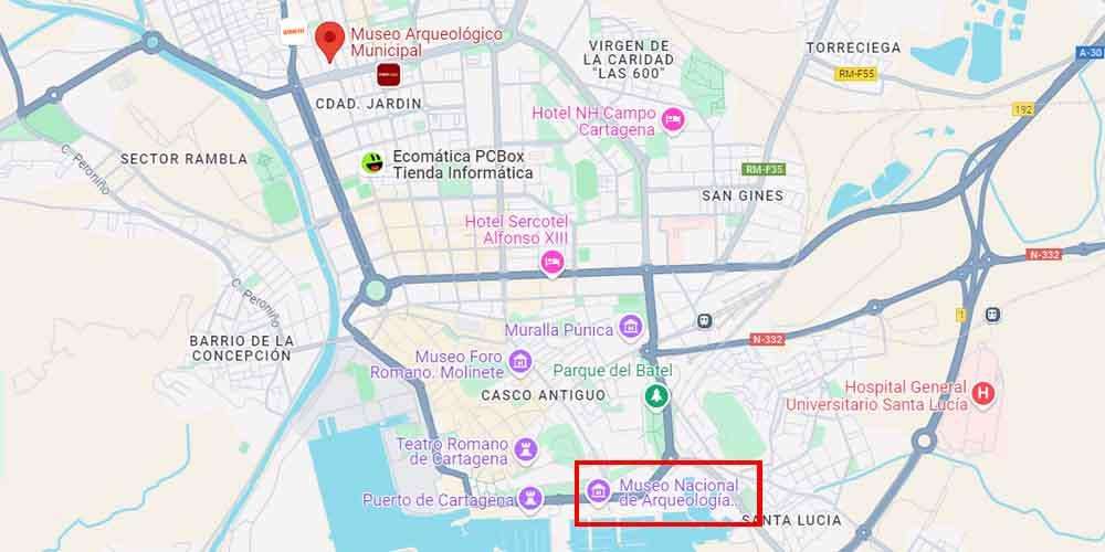 Muncipial Archaeological Museum market on a map