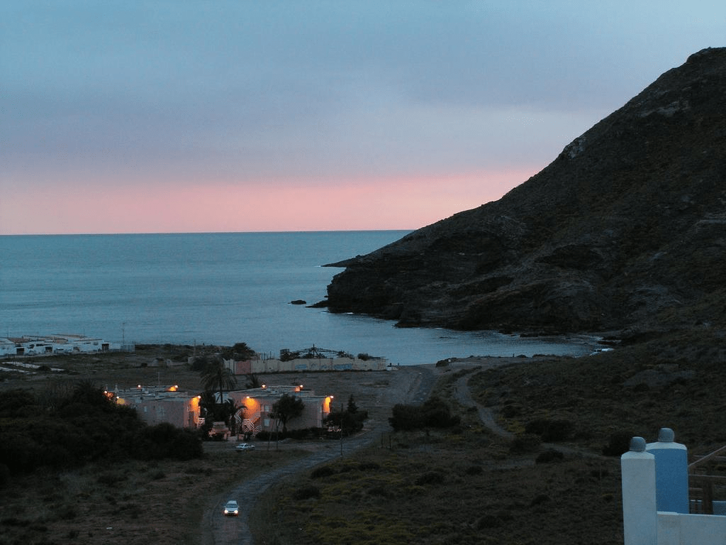 picture from Cala Reona during evening