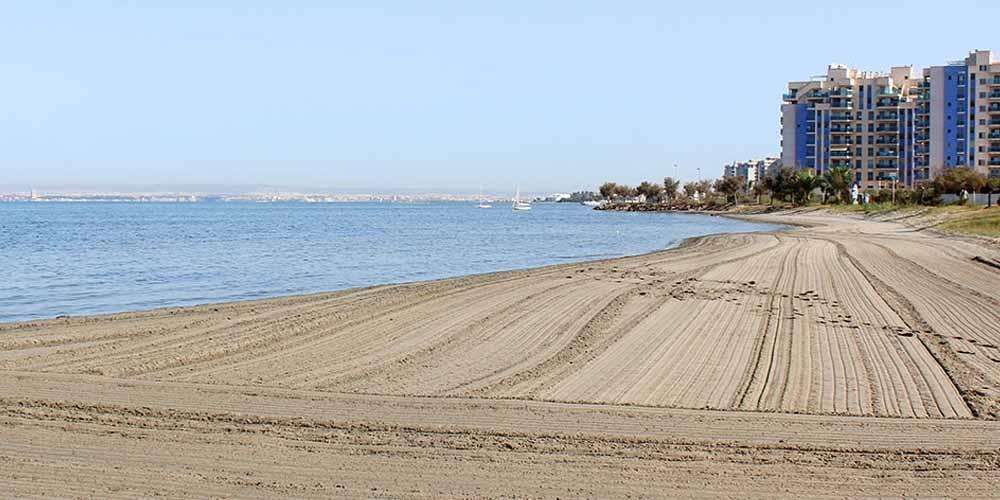 Playa Chica La Manga in Murcia, Spain