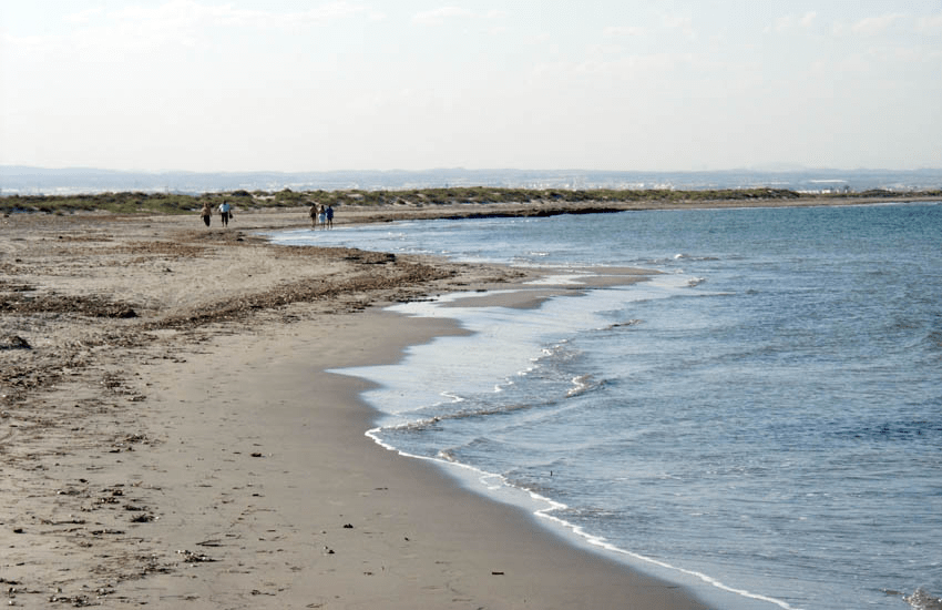 Playa de la Llana landscape