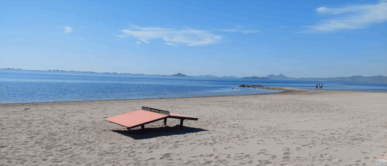 Playa de Las Salinas La Manga by Murcia