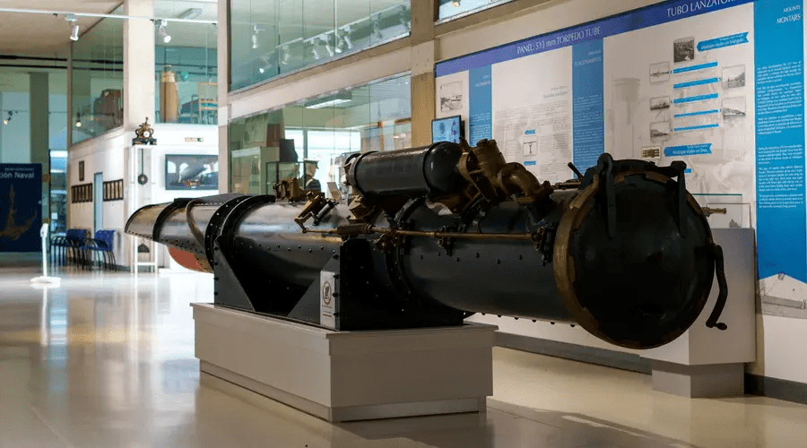 Room inside the Naval Museum Cartagena