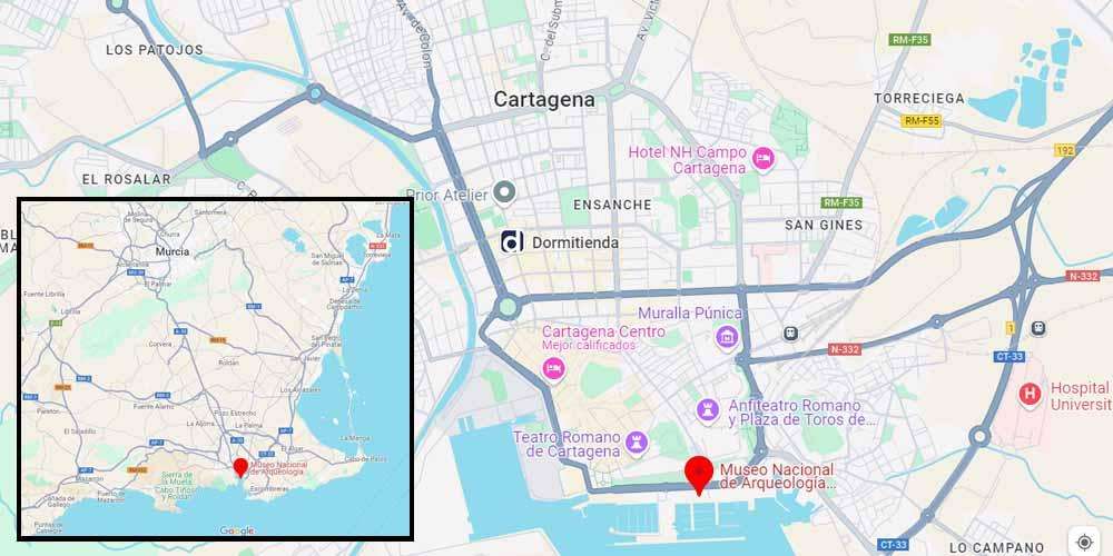 The National Museum of Underwater Archaeology location in Cartagena