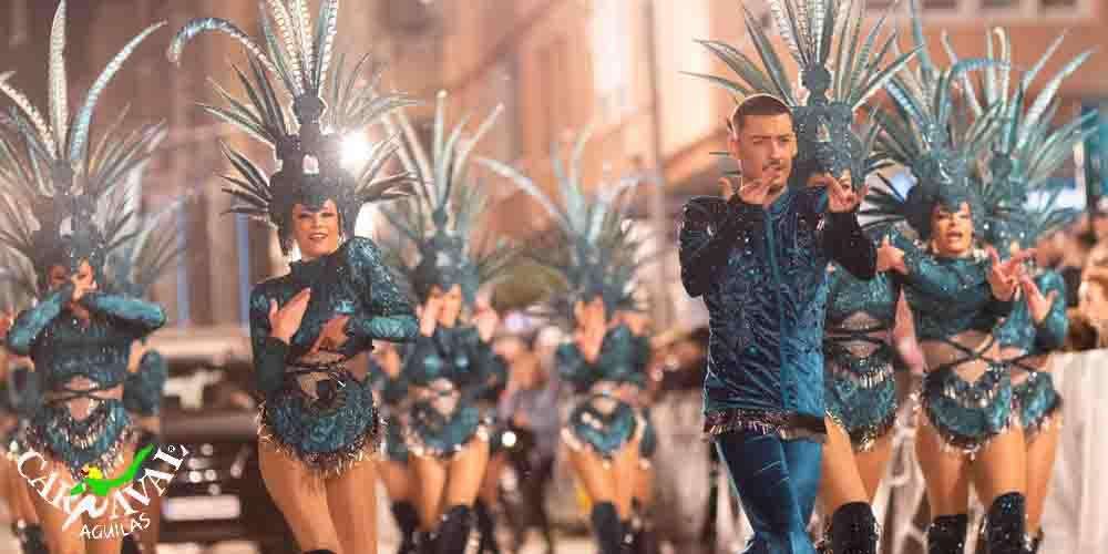 A night parade in Aguilas Carnival