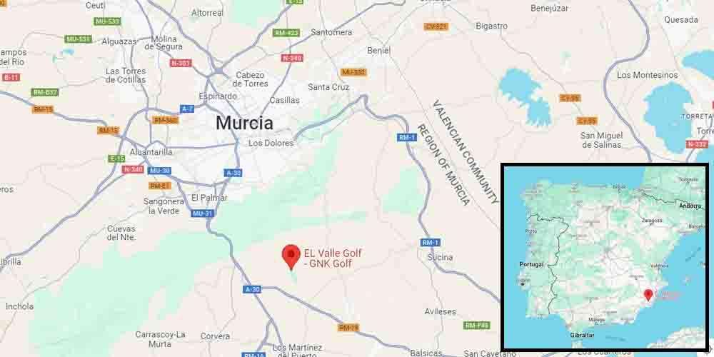 El Valle Golf Resort location