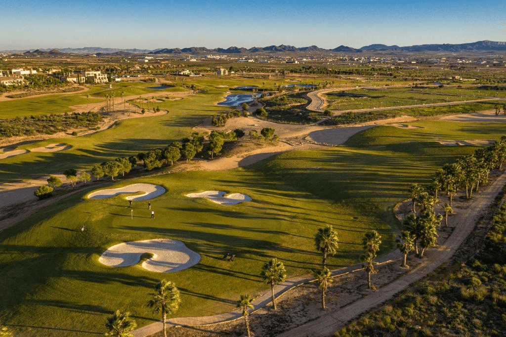 image from the golf course of hacienda del alamo