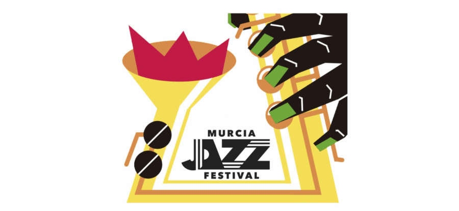 official picture from the Murcia Jazz Festival showing the logo and name of the event