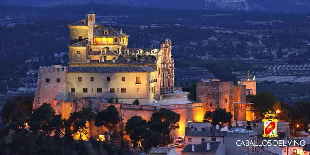 The castle of Caravaca de la Cruz