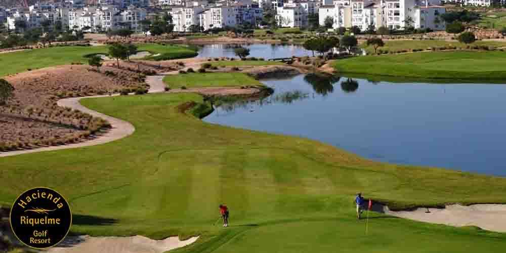 The golf course in the Hacienda Riquelme Murcia Spain