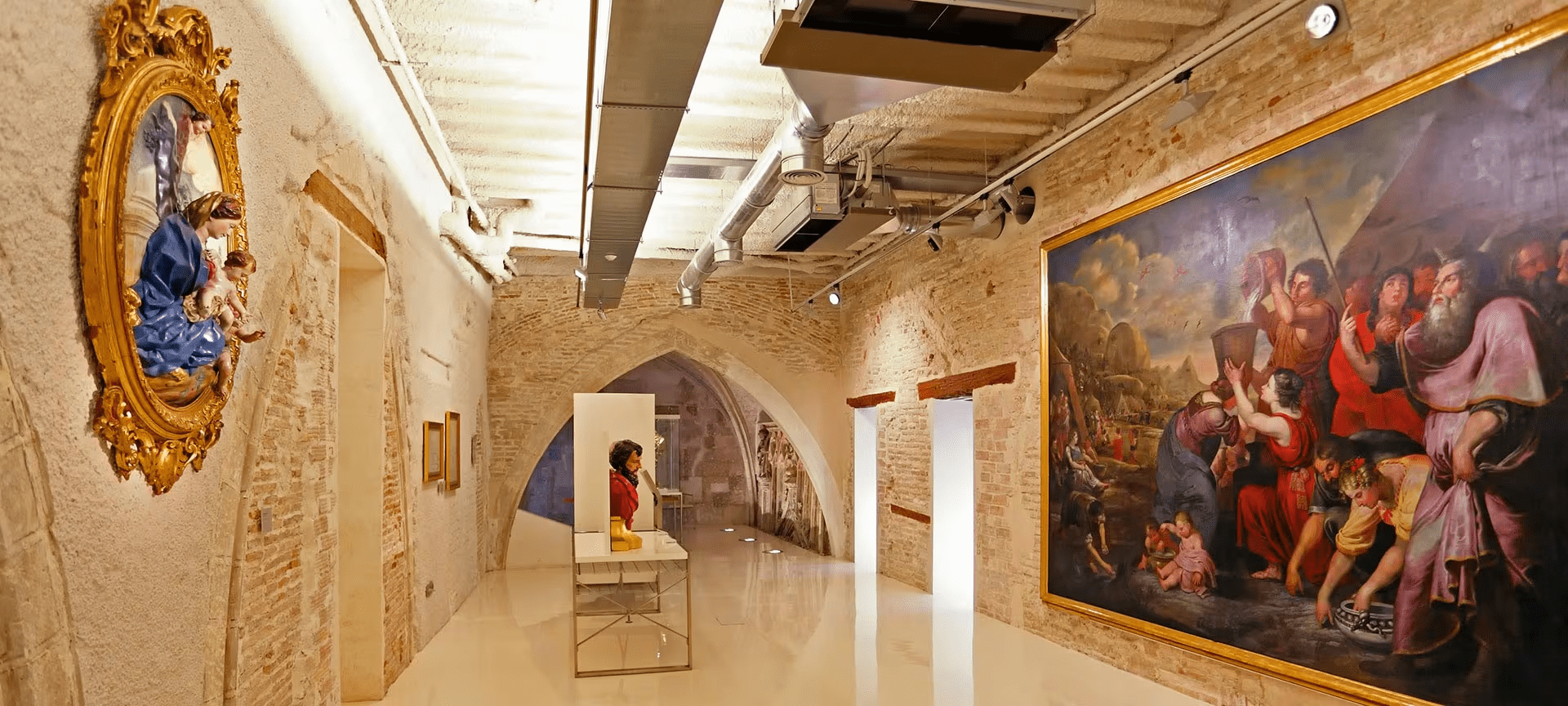 The interior of the cathedral