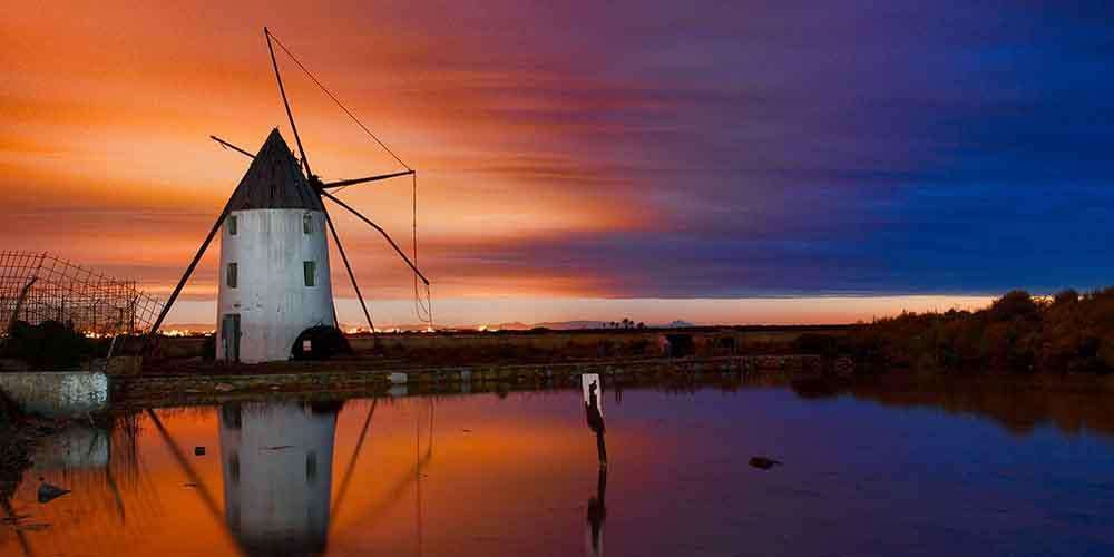 The Molino de la Calcetera in La Manga Murcia