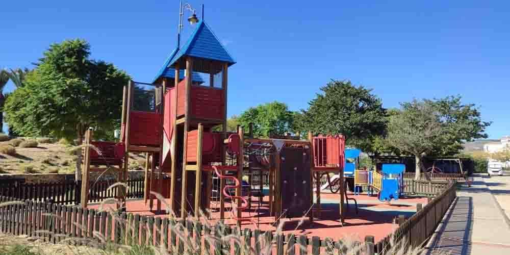 The playgrounds in the Hacienda Riquelme Golf Resort