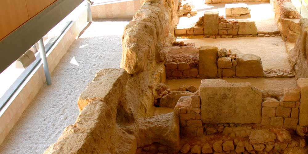 A small section of the Punic Wall in Cartagena