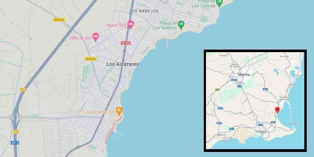 Carrion Beach location