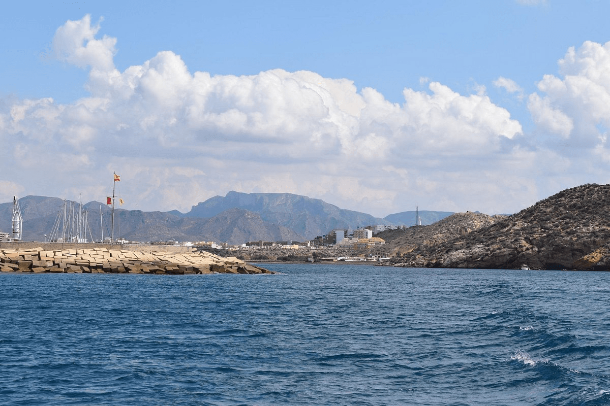 image of the beach showing the crystal water