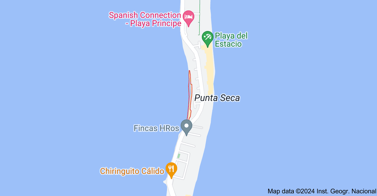 Location of Playa Matasgordas, San Javier,. Easy access.