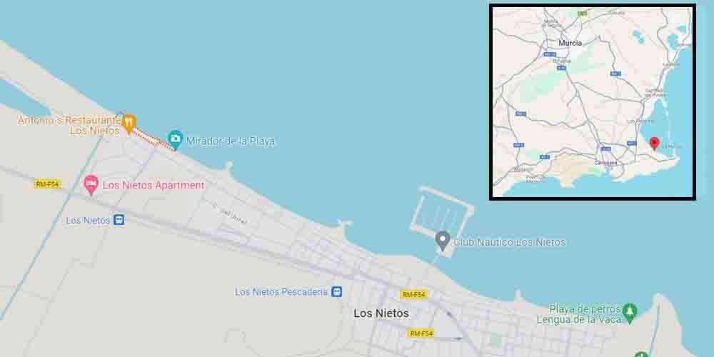 Los Nietos Beach location