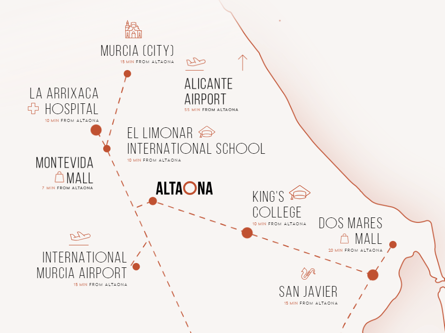 Map of how to get to Altaona