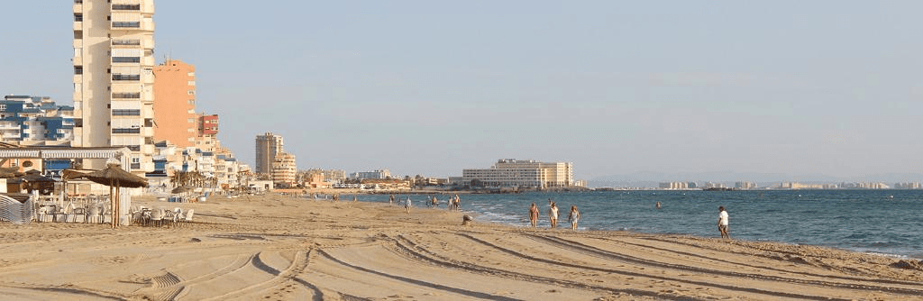 Playa Del Barco Perdido, in Murcia, Spain