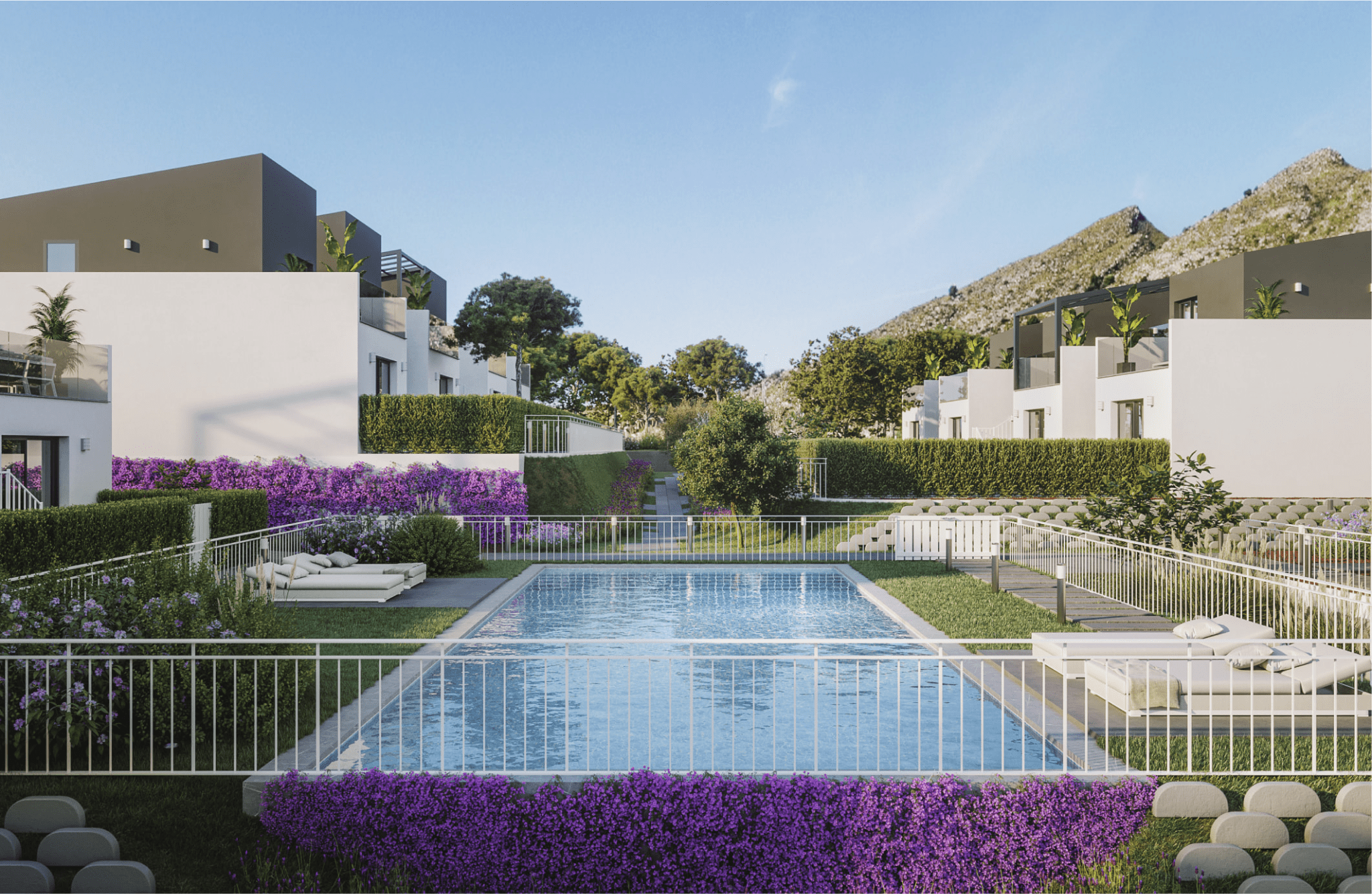 residences provide exceptional views and come with their own swimming pool