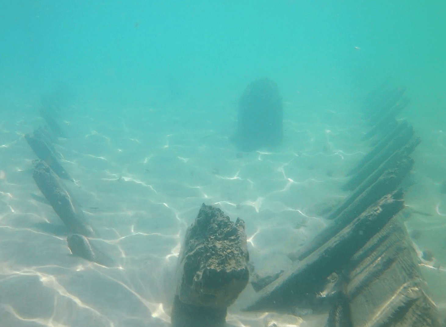 Shipwreck in Playa Del Barco Perdido