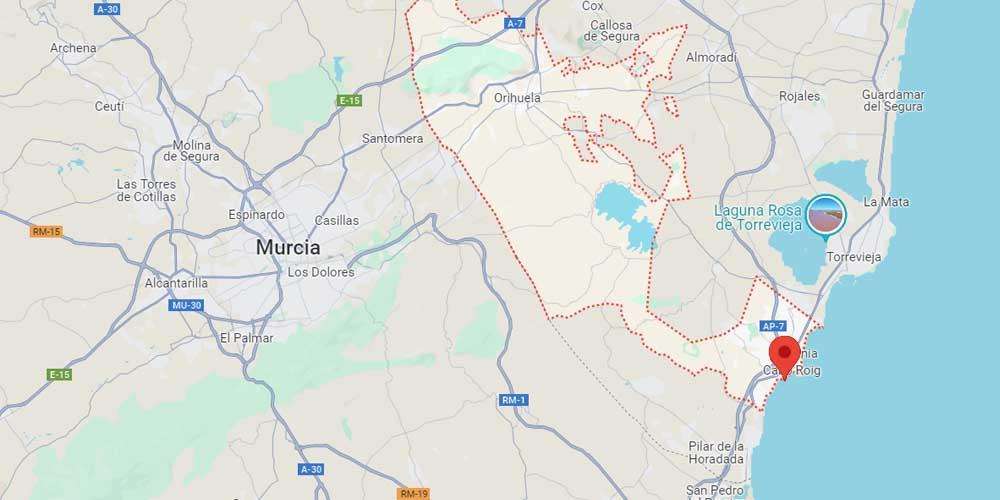 Cala Cerrada location