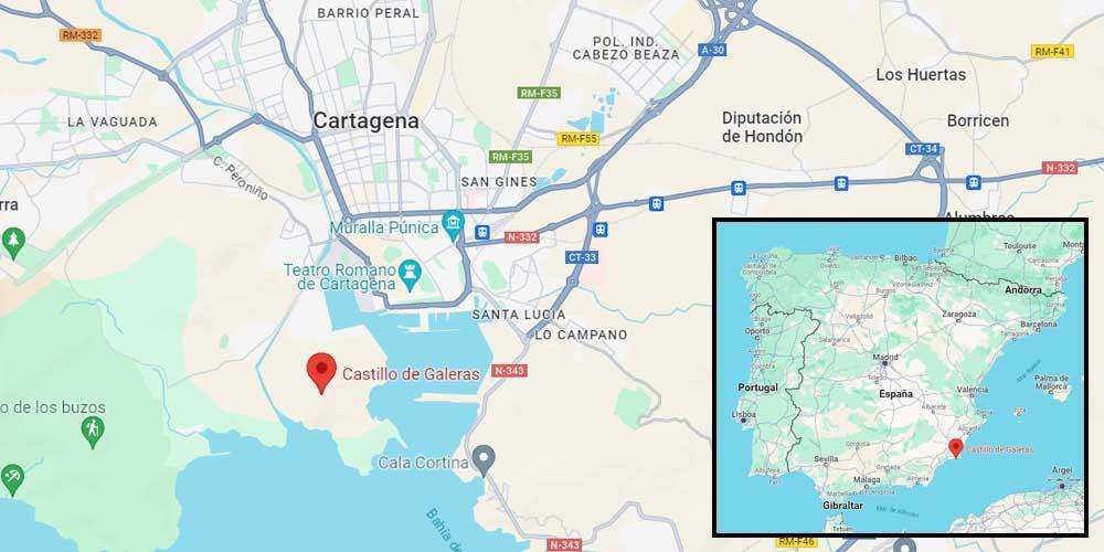 Castle of Galeras location