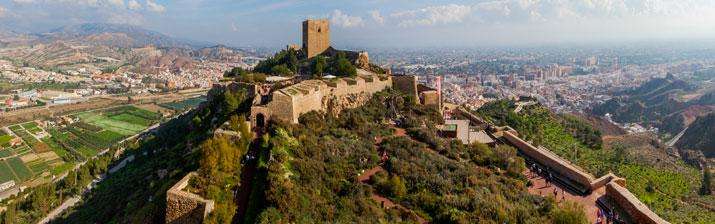 Castle of Lorca panoramic view