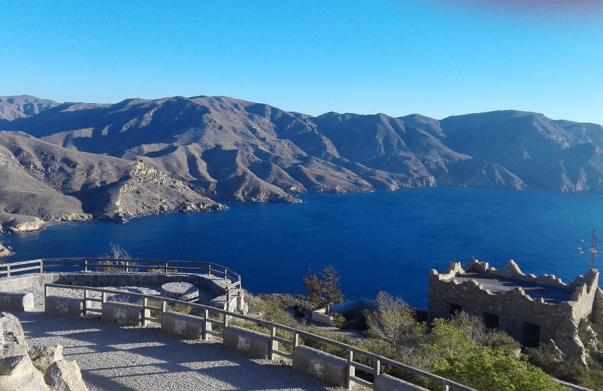image of the fortress showing the sea