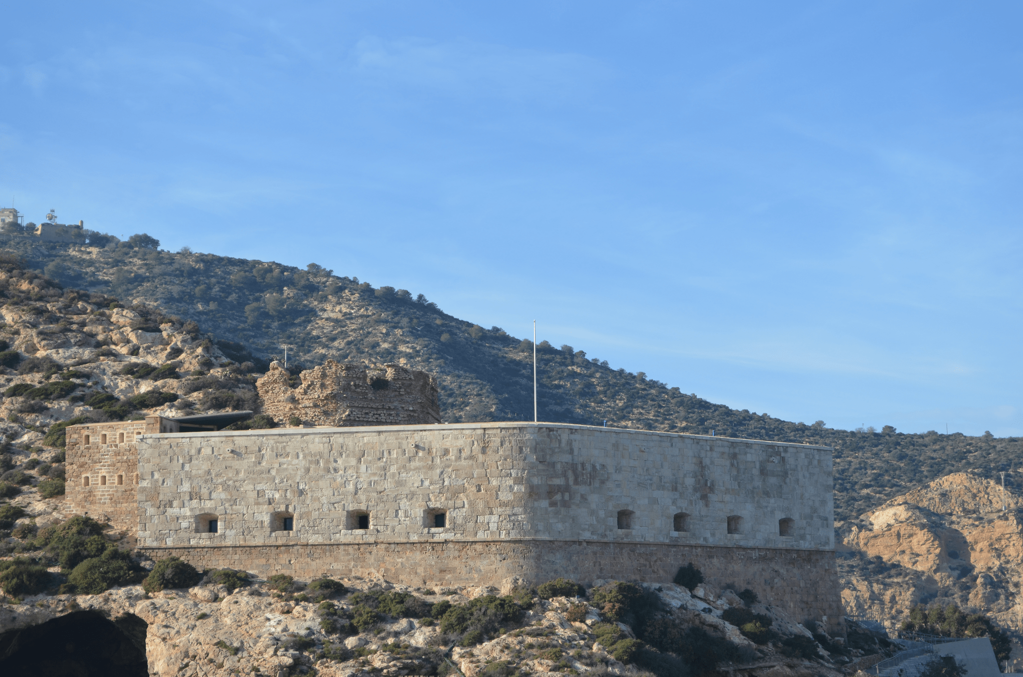 image showing one of the buildings from the fort