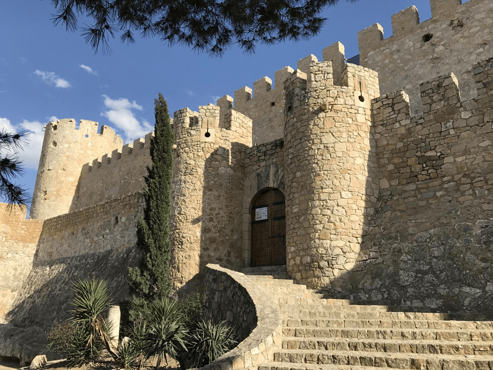 image showing one of the entrances to the castle