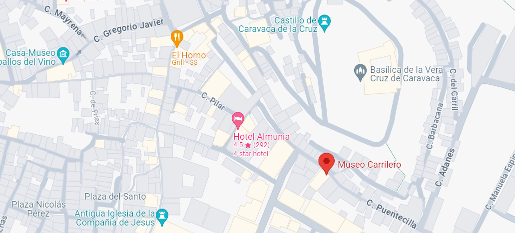 Location of the Museo Carrilero 