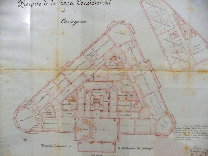 Old project of La Casa Consistorial 