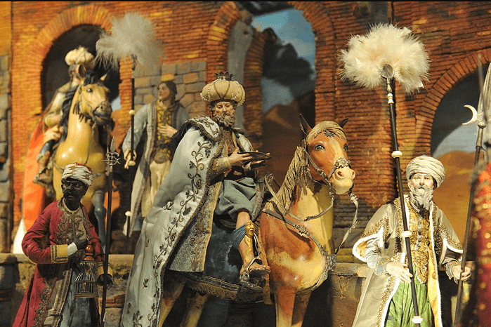 Part of the Nativity scene