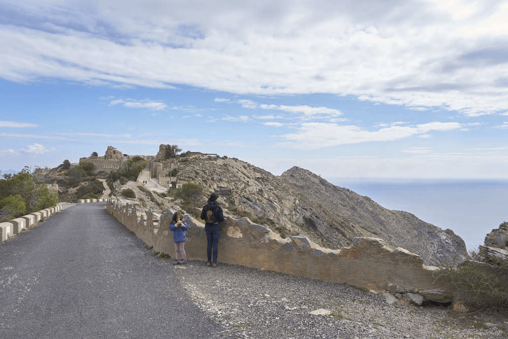 picture from the road leading to the area of the castle