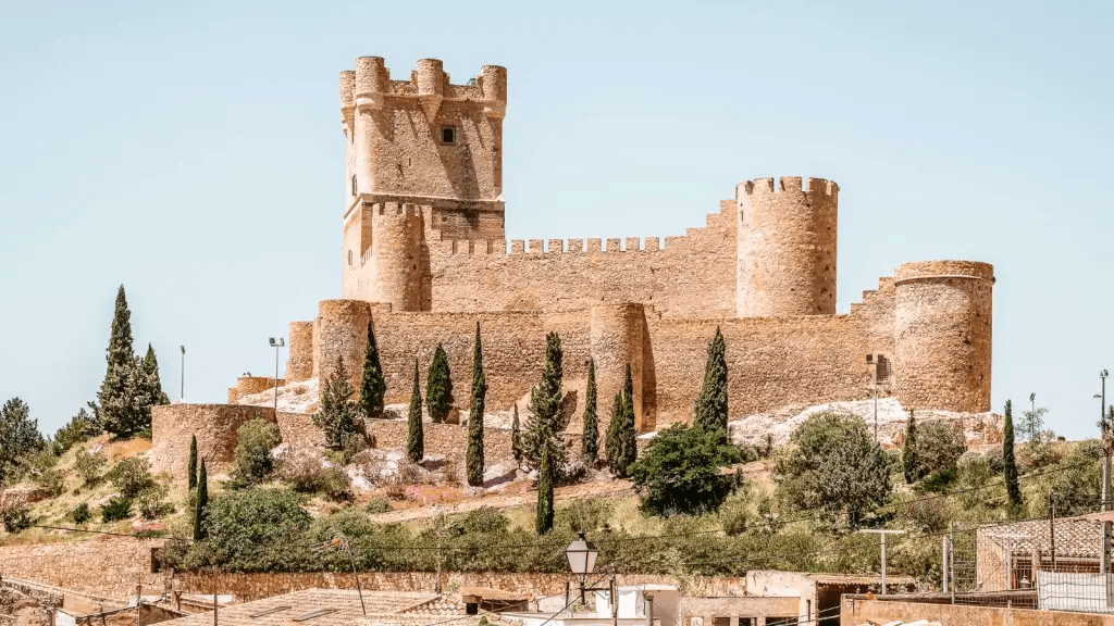 picture of Atalaya showing the three sieges of the fortress