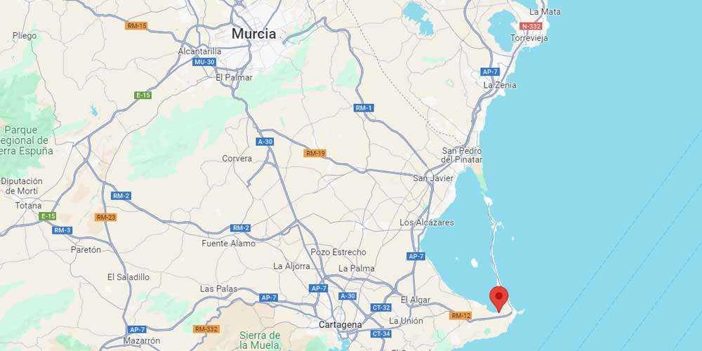 Playa Paraíso, Cartagena location