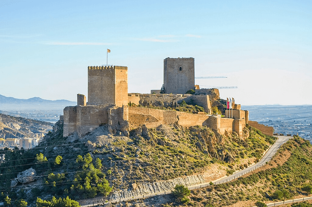 View of the Castle of Lorca 