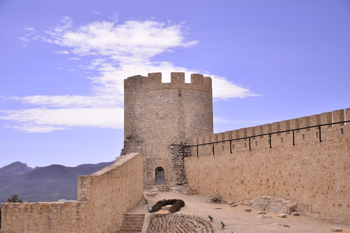 Large tower at the top