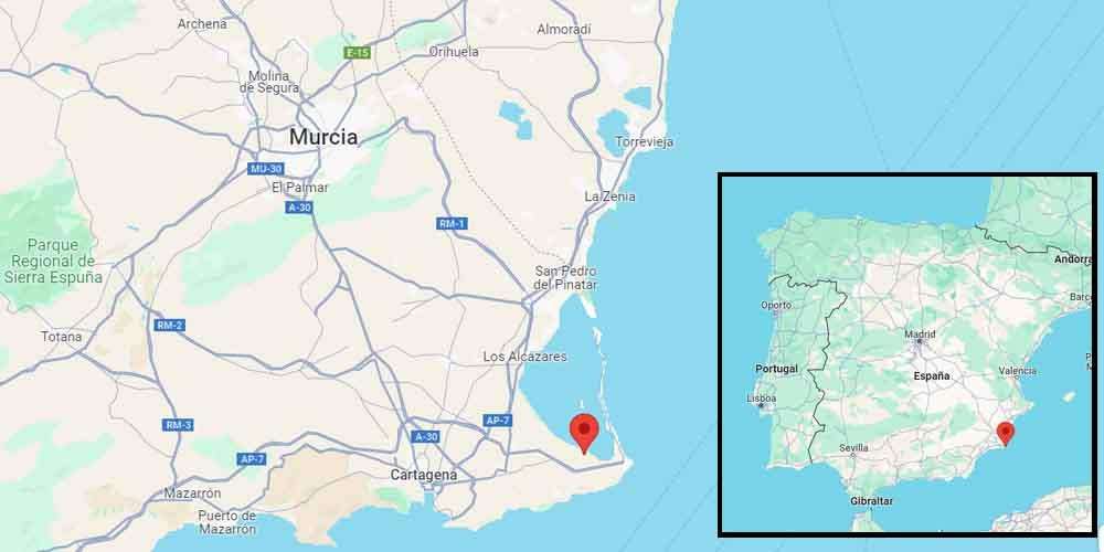 Mar de Cristal location