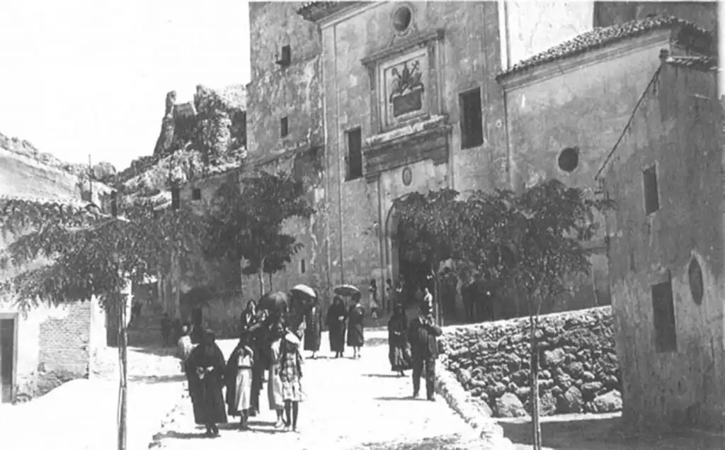 Old picture of Calasparra city